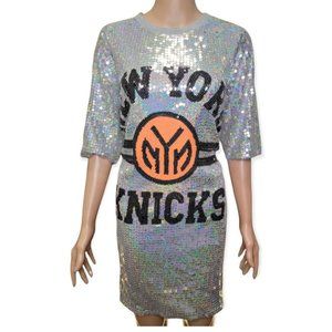 NY Knicks Sequin Jersey shirt dress